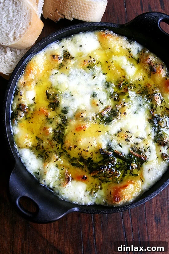 Sparkling Bites: Your Go-To Guide for New Year's Eve Appetizers 8 Irresistible Ina Garten's Baked Fontina with Herbs and Garlic