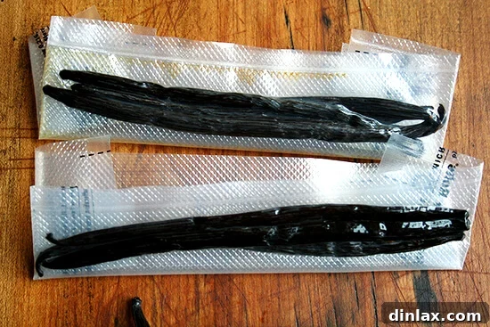 Expertly stored vanilla beans in a mason jar, showcasing proper preservation techniques.