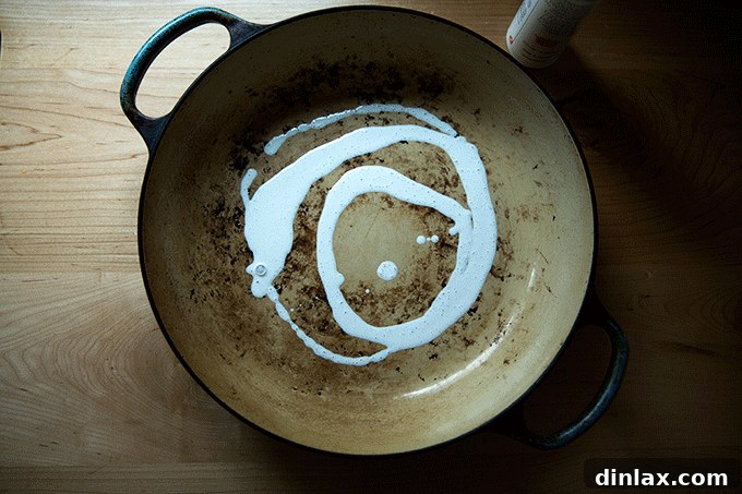 Restore Your Le Creuset Cookware's Luster 5 Beautifully cleaned Le Creuset braiser looking brand new and ready for use