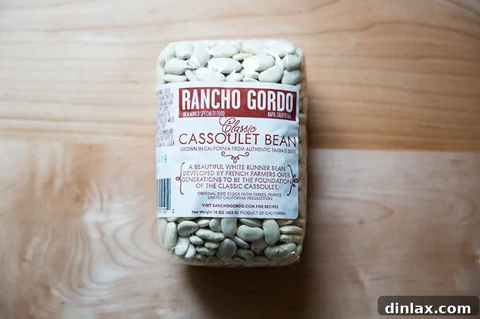 Rancho Gordo Cassoulet Beans - high-quality dried white beans