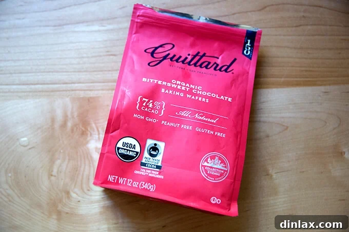 Decadent Gluten-Free Chocolate Chip Cookies 5 Guittard chocolate wafers, a readily available and high-quality option for crafting the best gluten-free chocolate chip cookies.