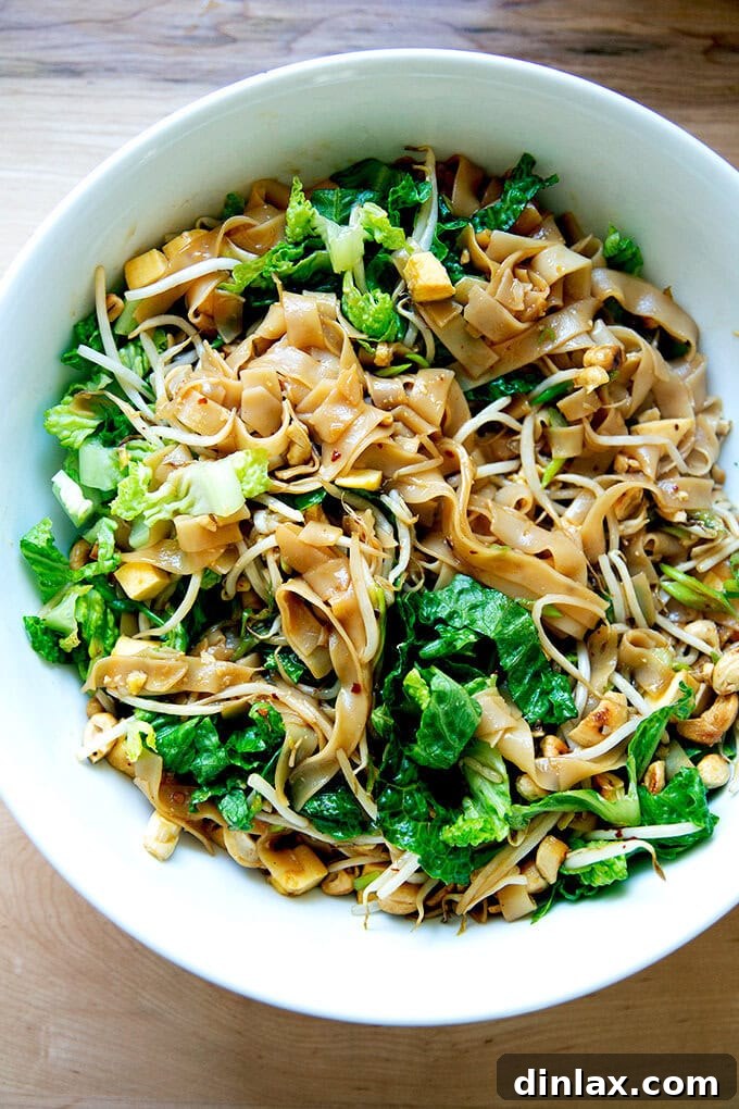 Continental's Signature Rad Na Noodles 9 A bowl of rad na Thai noodles.