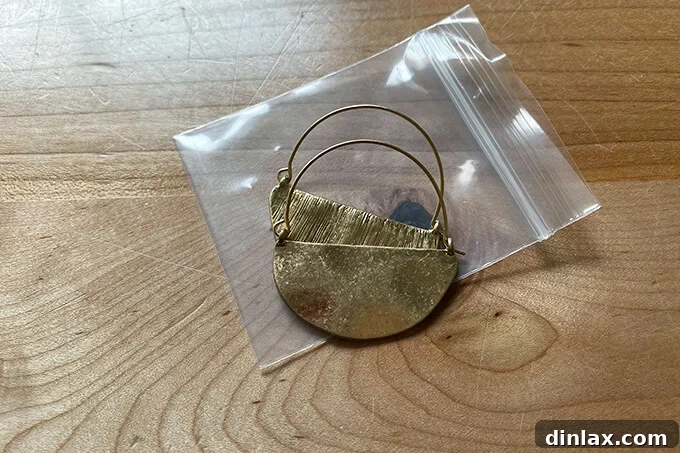 A pair of elegant half-moon earrings, a timeless and stylish accessory.