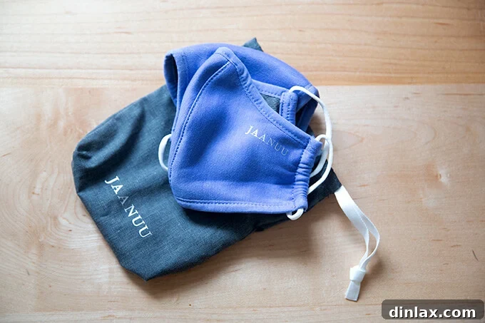 A comfortable and kid-friendly Jaanuu mask.