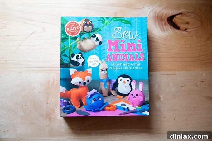 Sew Mini Animals kit, a fun and creative sewing project for children.