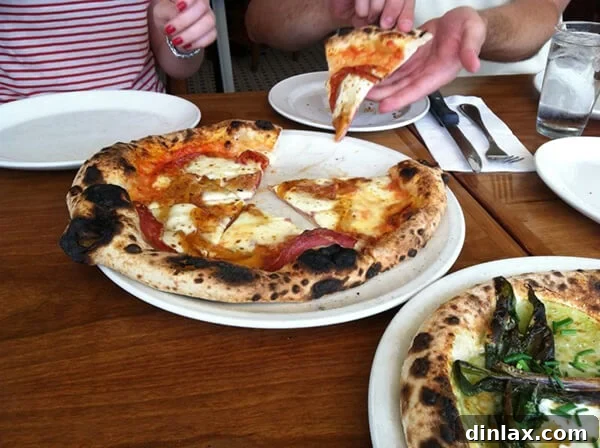 Norcia pizza, a specialty offering at 2Amys Pizzeria.