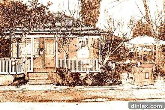 An inviting view of Ramos House Cafe, highlighting its charming outdoor dining area and lush garden setting.