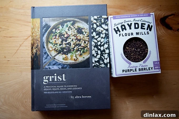 The 2021 Holiday Gift Edit 11 The 'Grist' cookbook on a clean countertop, inviting exploration of grains.