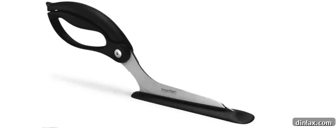 The 2021 Holiday Gift Edit 21 Ergonomic pizza scissors, designed for easy and clean slicing of pizzas.