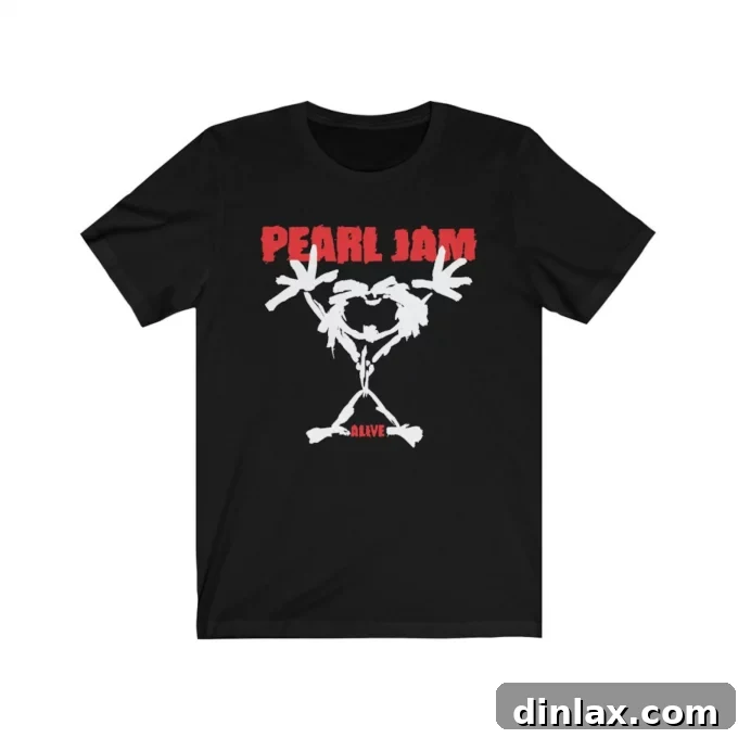 The 2021 Holiday Gift Edit 42 A stylish Pearl Jam band t-shirt, perfect for young music enthusiasts.