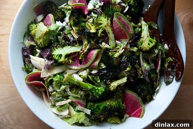 A chopped salad in a bowl.