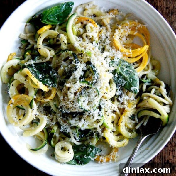 Summer Squash Spaghetti