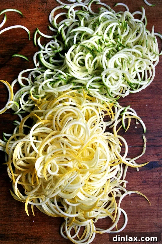 Fresh zucchini and summer squash ready to be prepared