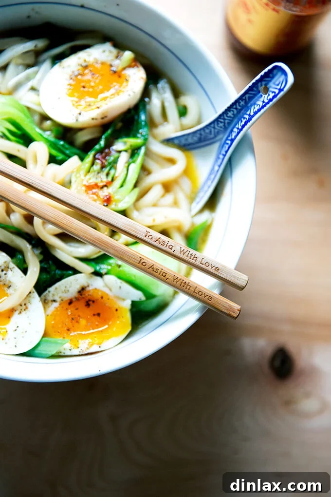 Udon: A Culinary Revelation 15 Chopsticks resting gracefully on the cover of Hetty McKinnon's 'To Asia, With Love' cookbook, inviting readers to explore its recipes.