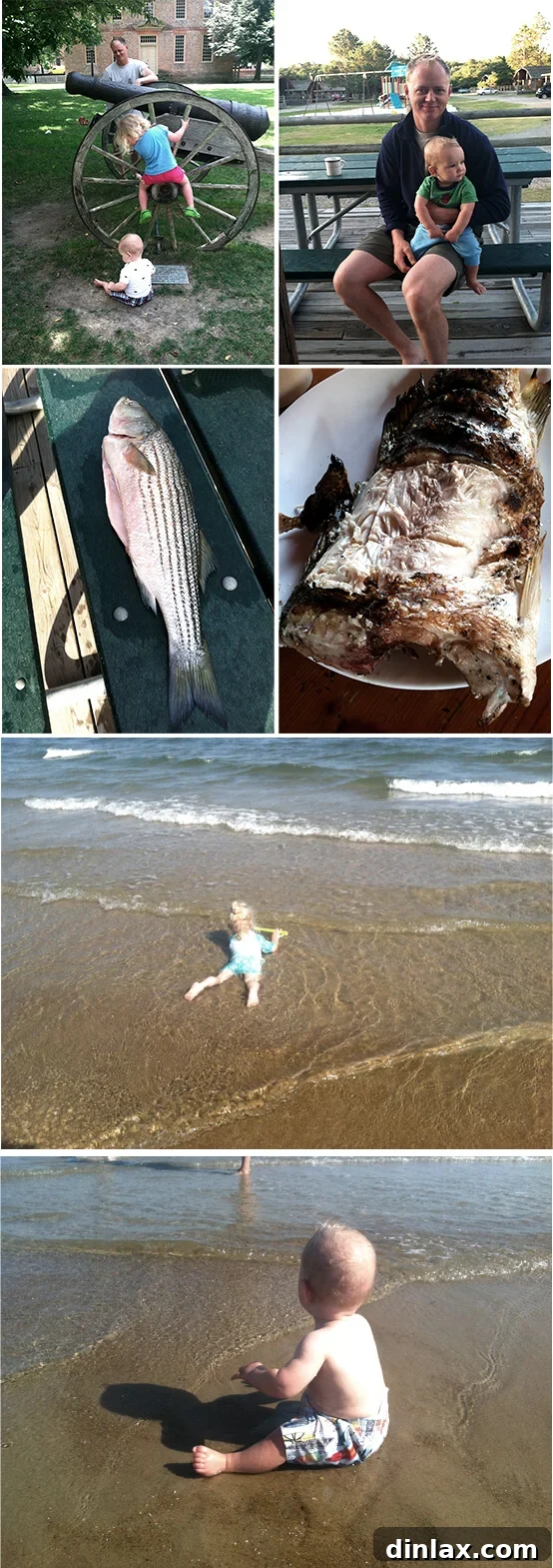 Family enjoying a beach vacation, reflecting the joy of simple, prepared meals.