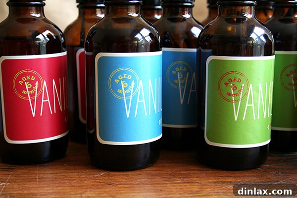 vanilla bottles