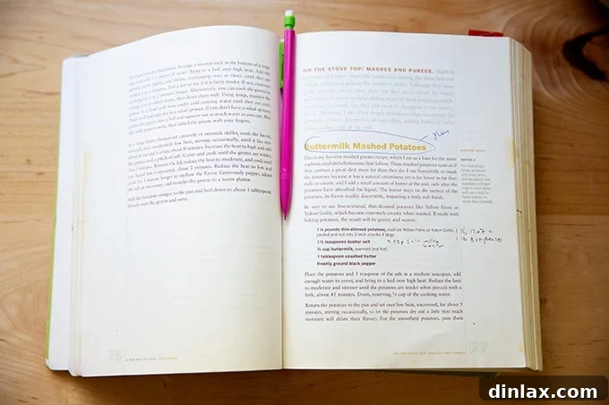 An open cookbook, 'A New Way to Cook', displaying a recipe page on a clean countertop, inviting exploration.