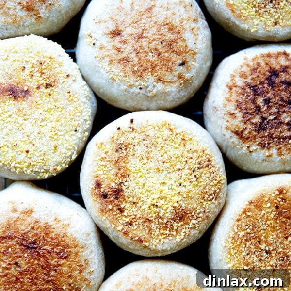 Homemade Sourdough English Muffins