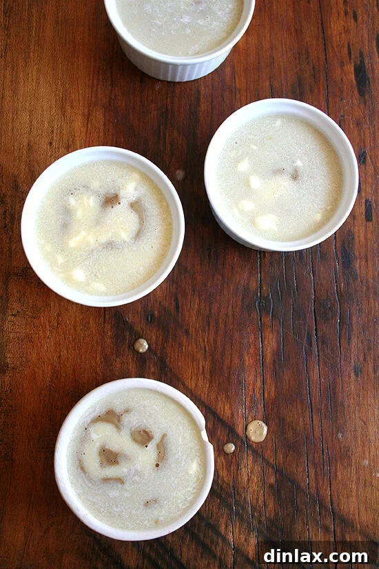 Close-up of Tartine's 'Baker's Foie' with its distinct cognac butter layer