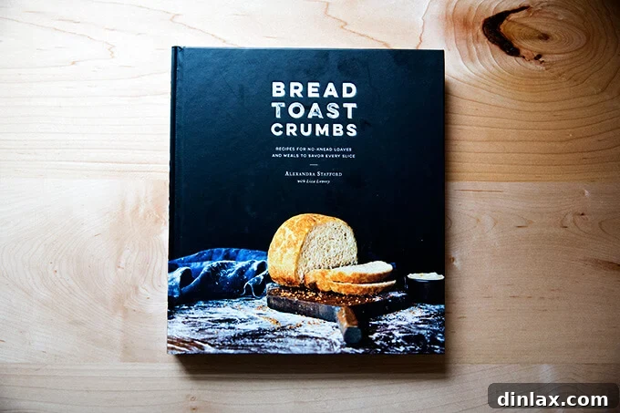 The cover of the cookbook 'Bread Toast Crumbs' by Alexandra Stafford.