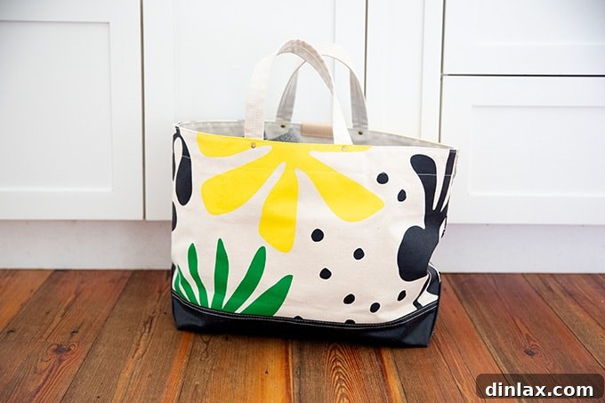 15 Perfect Mothers Day Gifts 7 A vibrant, beautifully patterned Angela Adams tote bag, showcasing its unique design.