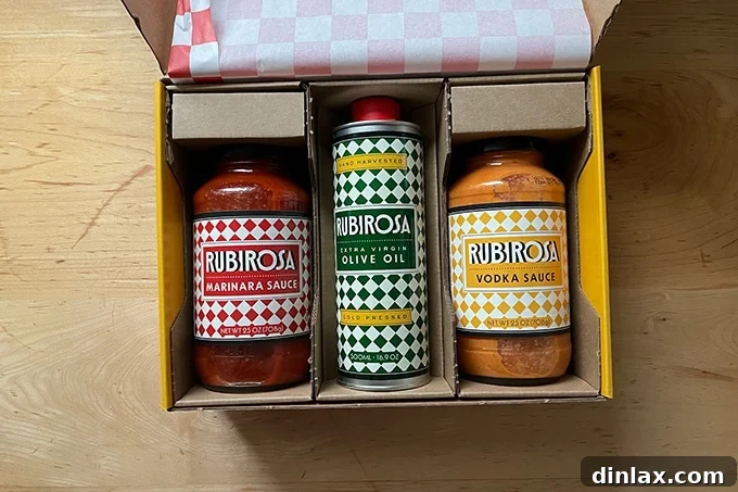 Rubirosa gourmet pizza sauce and olive oil kit