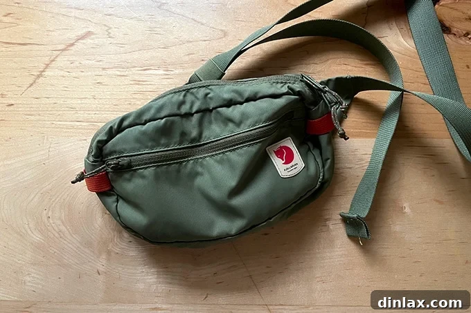 Fjallraven High Coast Hip Pack, a versatile crossbody bag
