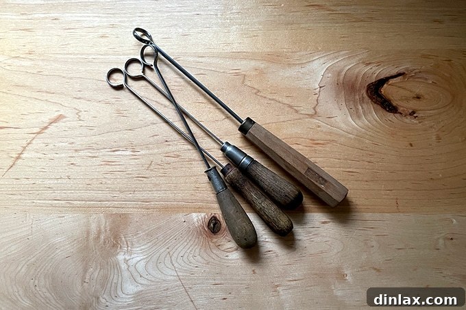 Handmade sourdough starter stirrer, a perfect companion for bakers