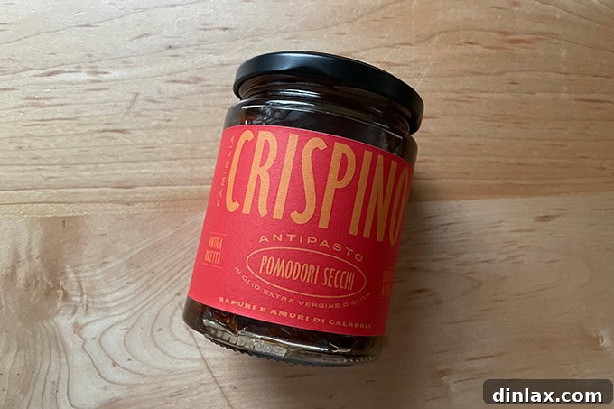 Perfect Gifts for Mom 15 Jar of Crispino sun-dried tomatoes.