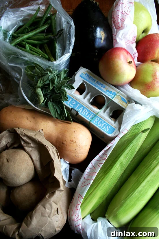 Maximize Your CSA Box: Two Delicious Potato Recipes Inside 2 A bountiful CSA share with a variety of fresh vegetables, ready for meal planning.