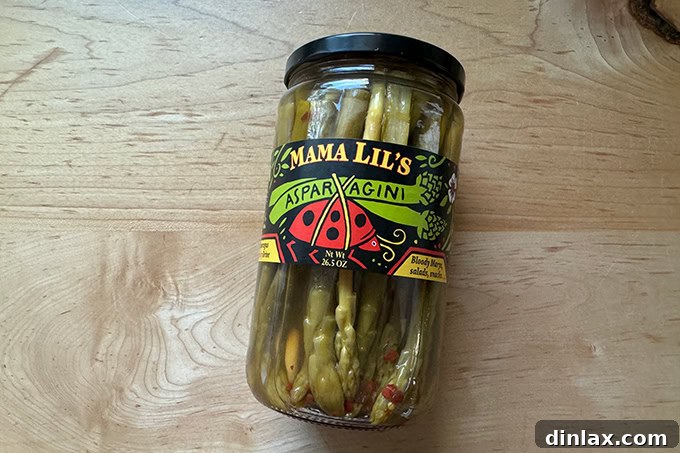 Festive Gift Ideas 2024 17 Mama Lil's pickled asparagus.