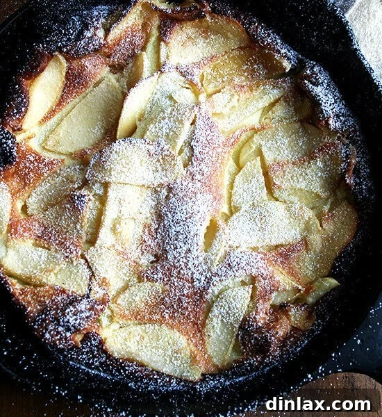 This apple pancake is one of the most fun recipes to prepare as it comes together in just minutes, puffs dramatically in the oven, and feeds four comfortably (so long as you provide some bacon or sausage on the side.) // alexandracooks.com