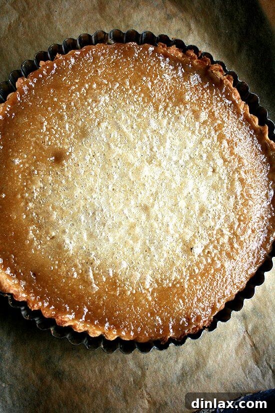 Luscious Maple Custard Tart 2 A beautifully baked maple cream tart, golden and inviting.