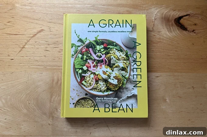 Mother's Day Gift Inspiration 5 The cover of Gena Hamshaw's cookbook: A Grain, A Green, A Bean, featuring fresh, vibrant ingredients.