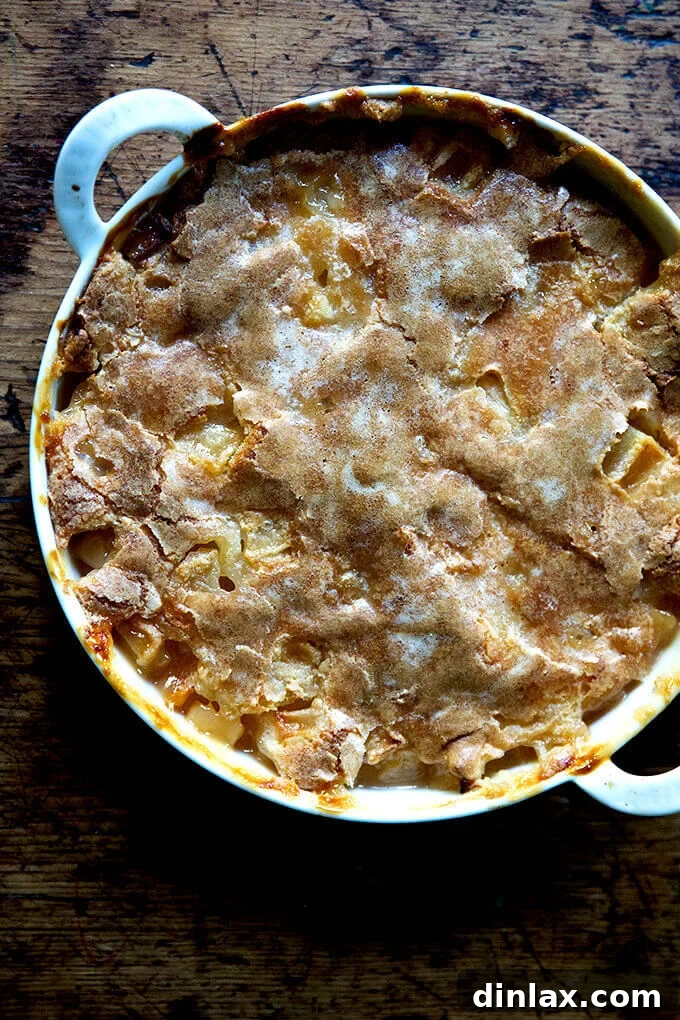 Apple cobbler.
